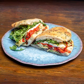 Grilled Veggie Caprese Sandwich
