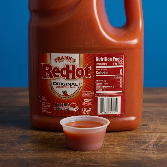 Frank's Red Hot Sauce.
