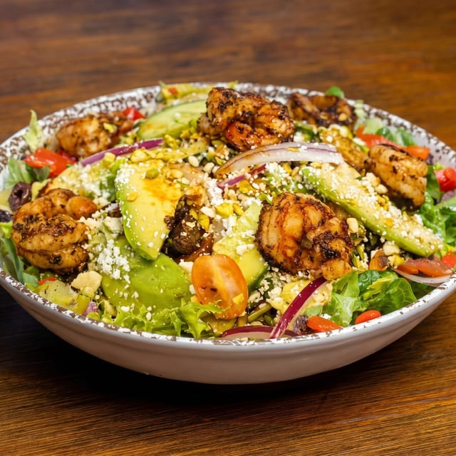 Grilled Shrimp Harvest Salad.